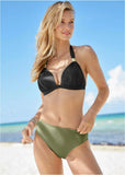 Fiji Moderate Bikini Bottom Mosstone