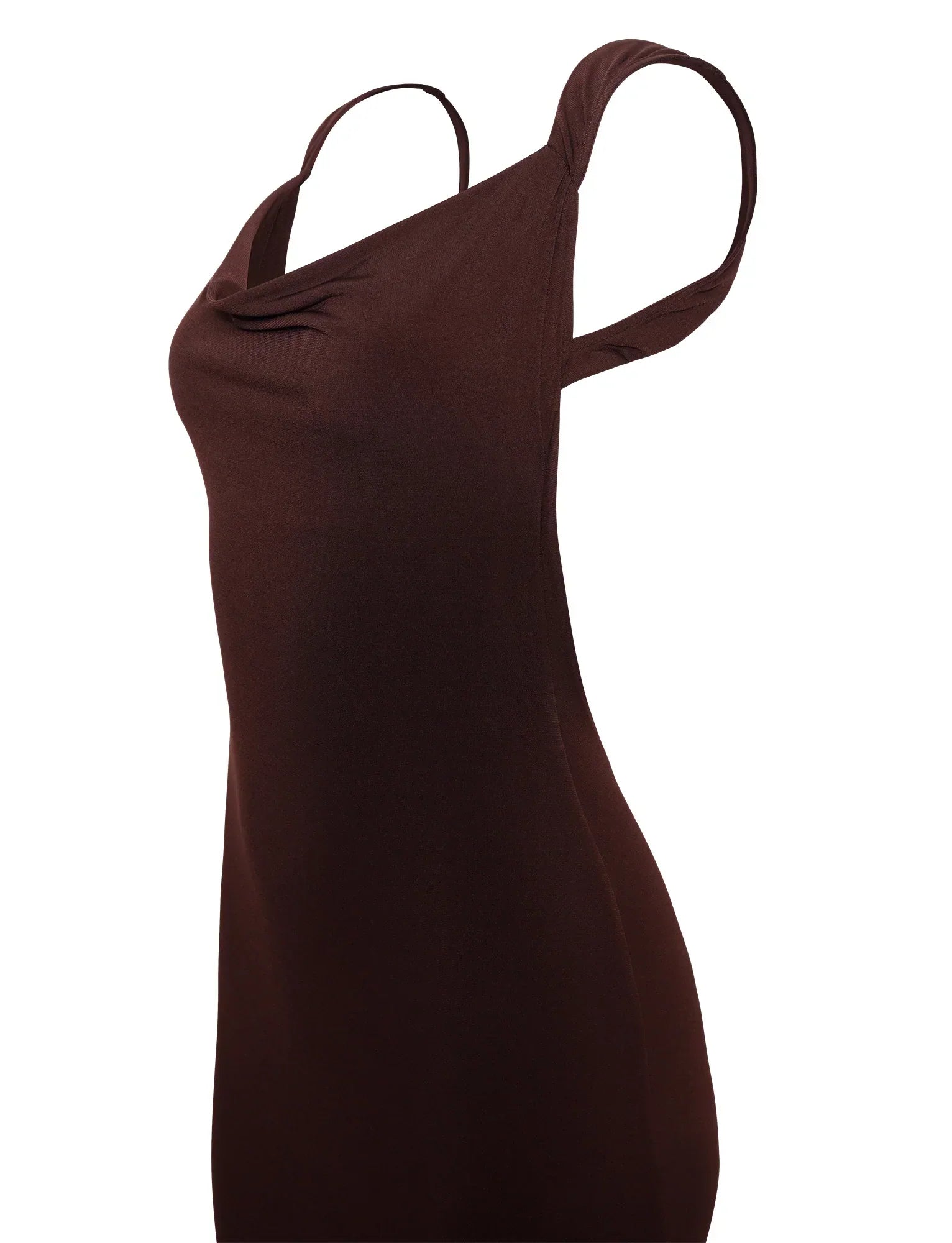 MORANA DRESS BROWN CHOCOLATE