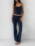 LEORA TOP NAVY