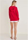 America Hoodie Sweater Racing Red Multi