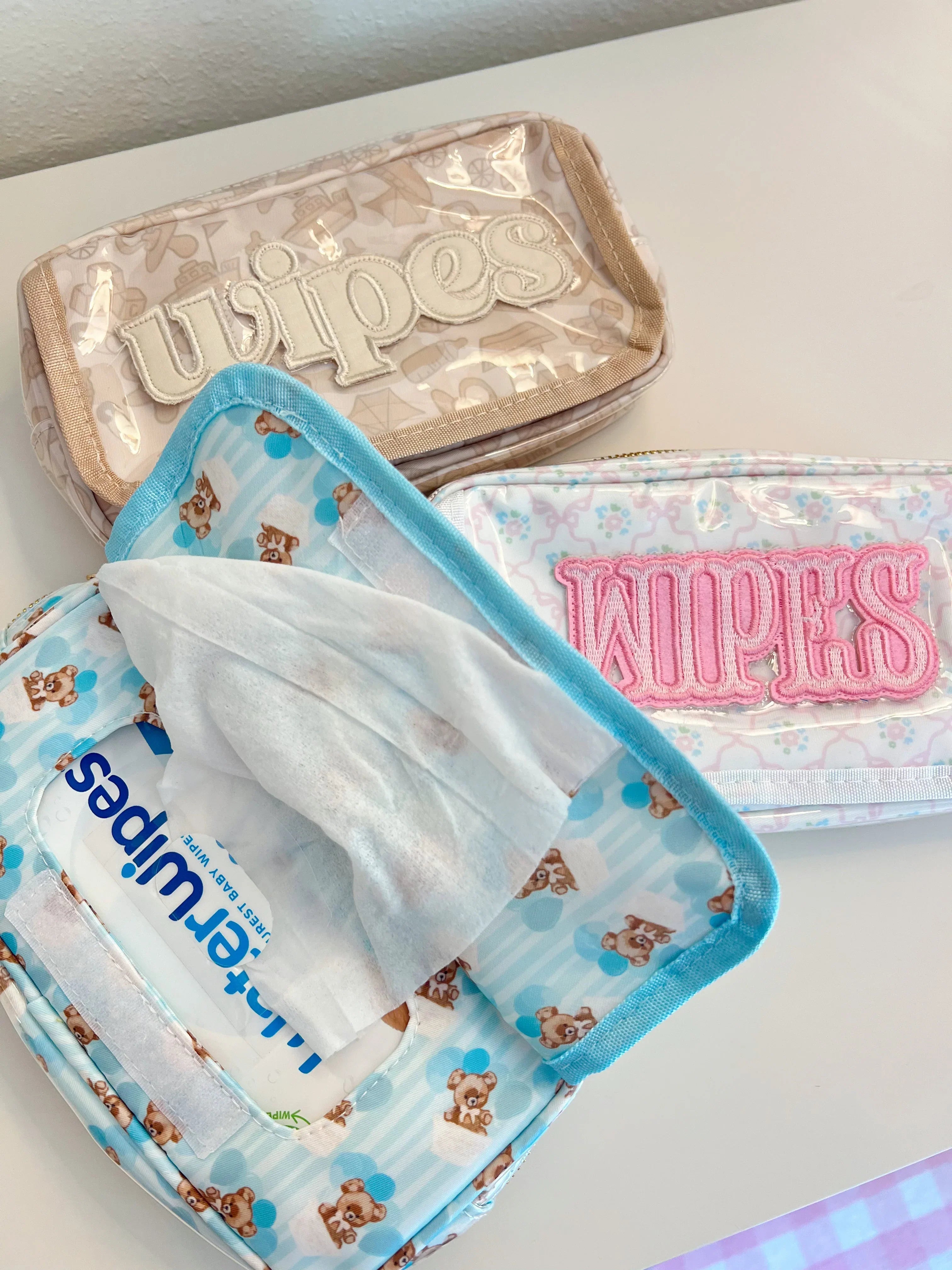 KenzKustomz Wipes Pouch Clear Coat Bag