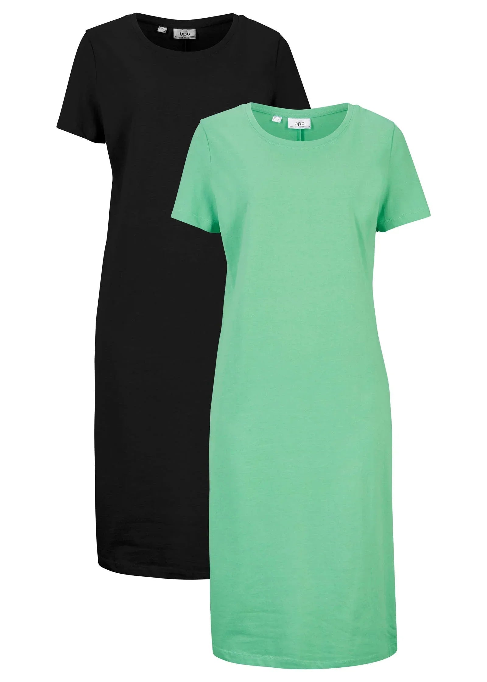 Mini Jersey Dress 2 Pack Green Black