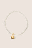 Classic Mixed Metal 2mm Bracelet w Bead