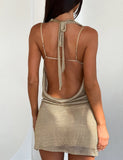 MAKENA TWO PIECE DRESS 20 GOLD