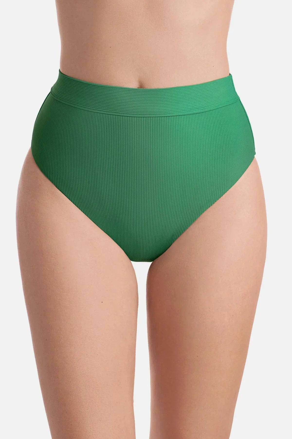 Brooke High Waist Pant Sage Lido Rib