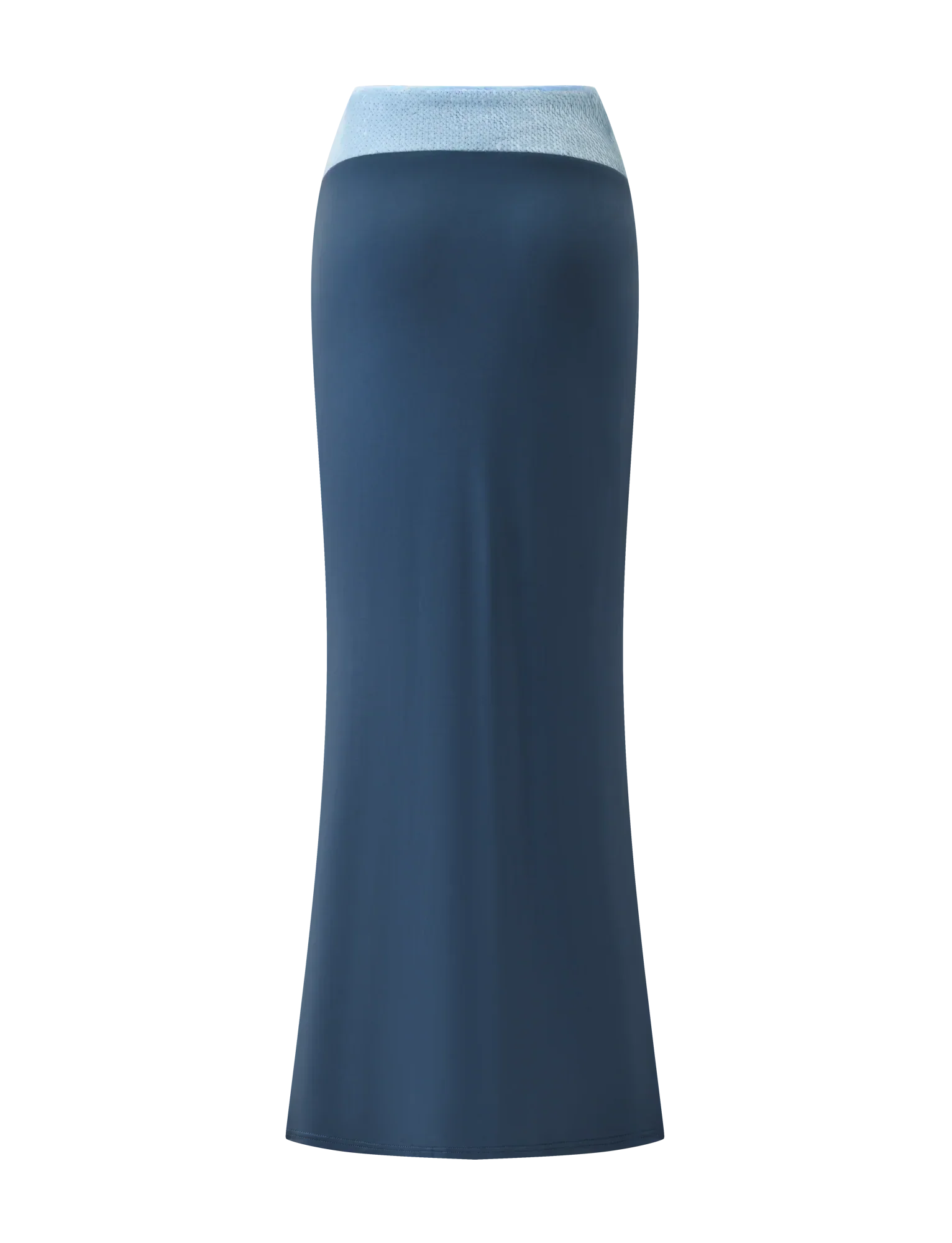 THARA MAXI SKIRT SLATE BLUE