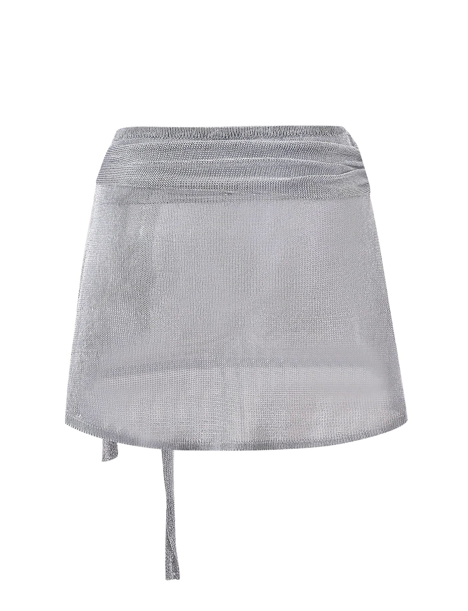 ISATANA MINI SKIRT SILVER