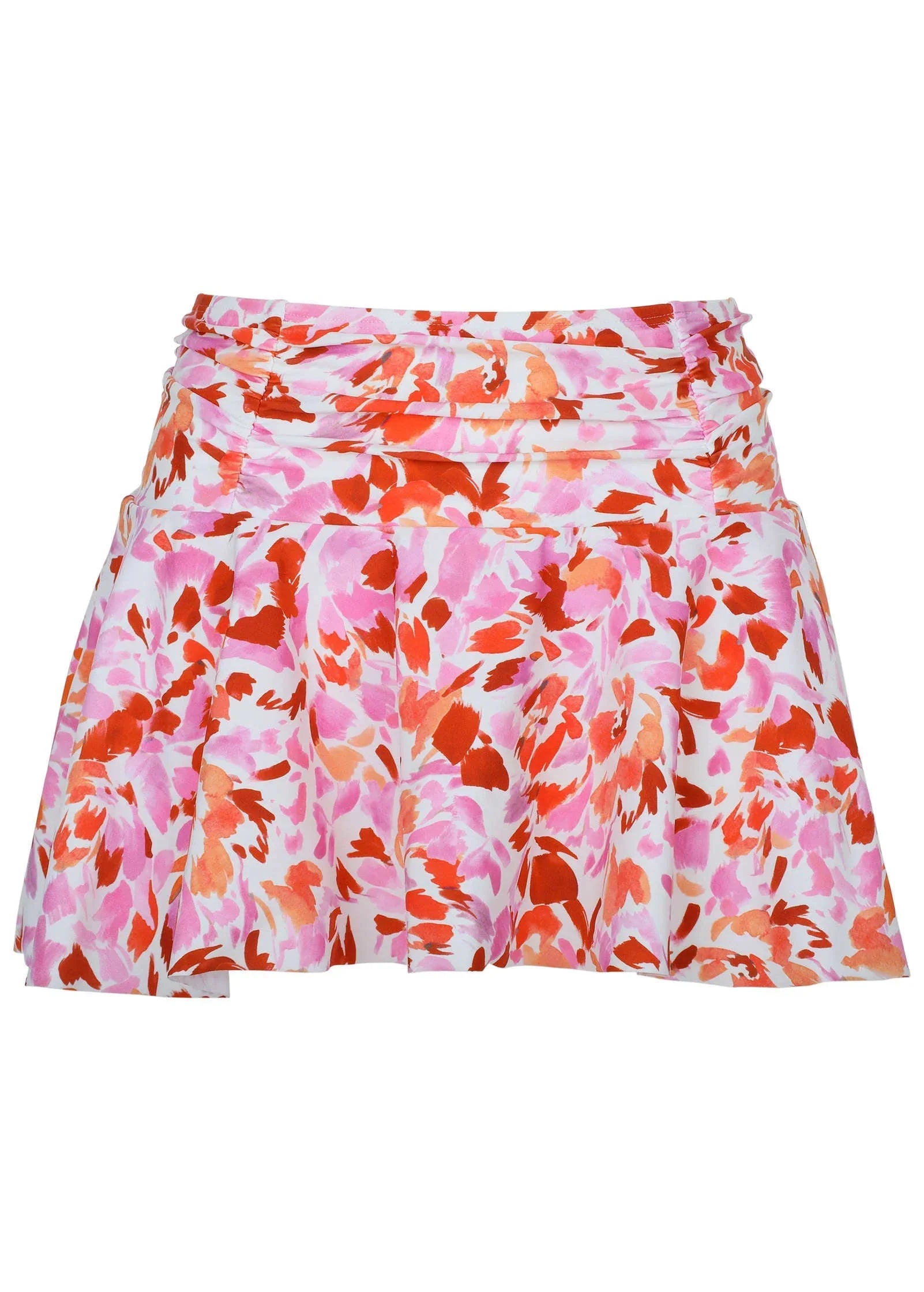 Rio Swim Skirt Feathered Blooms
