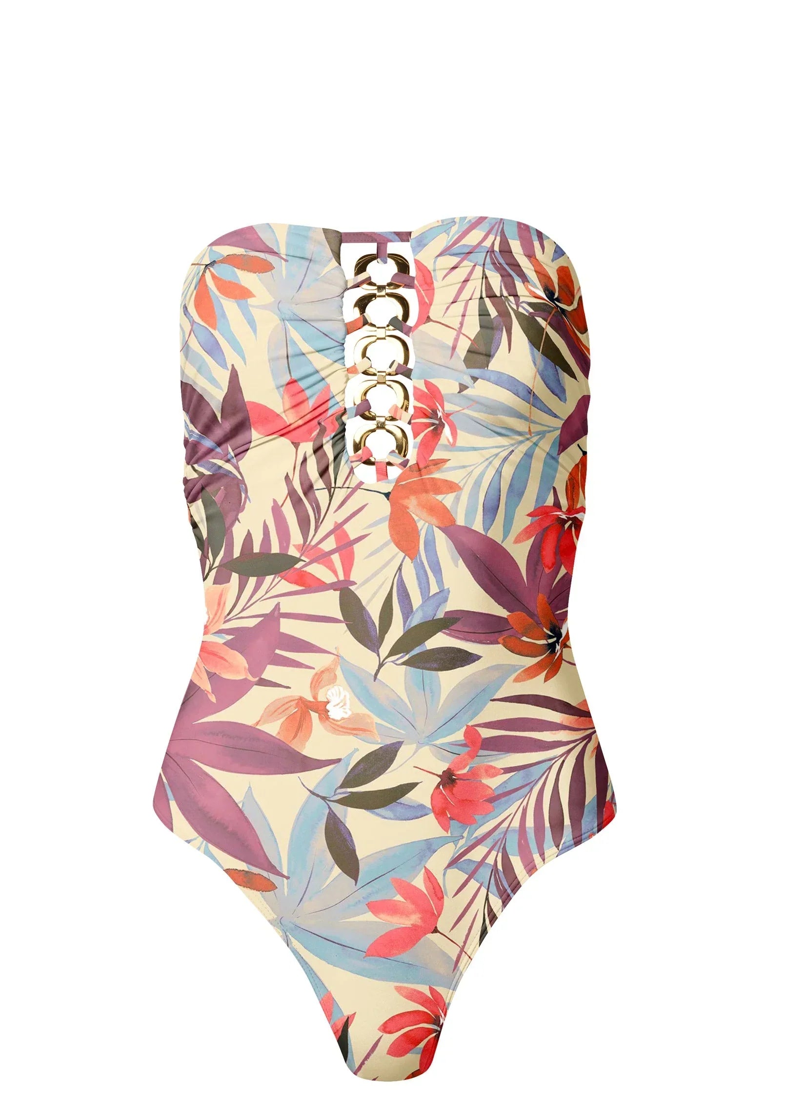 Bold Bandeau One Piece Tropic Chill