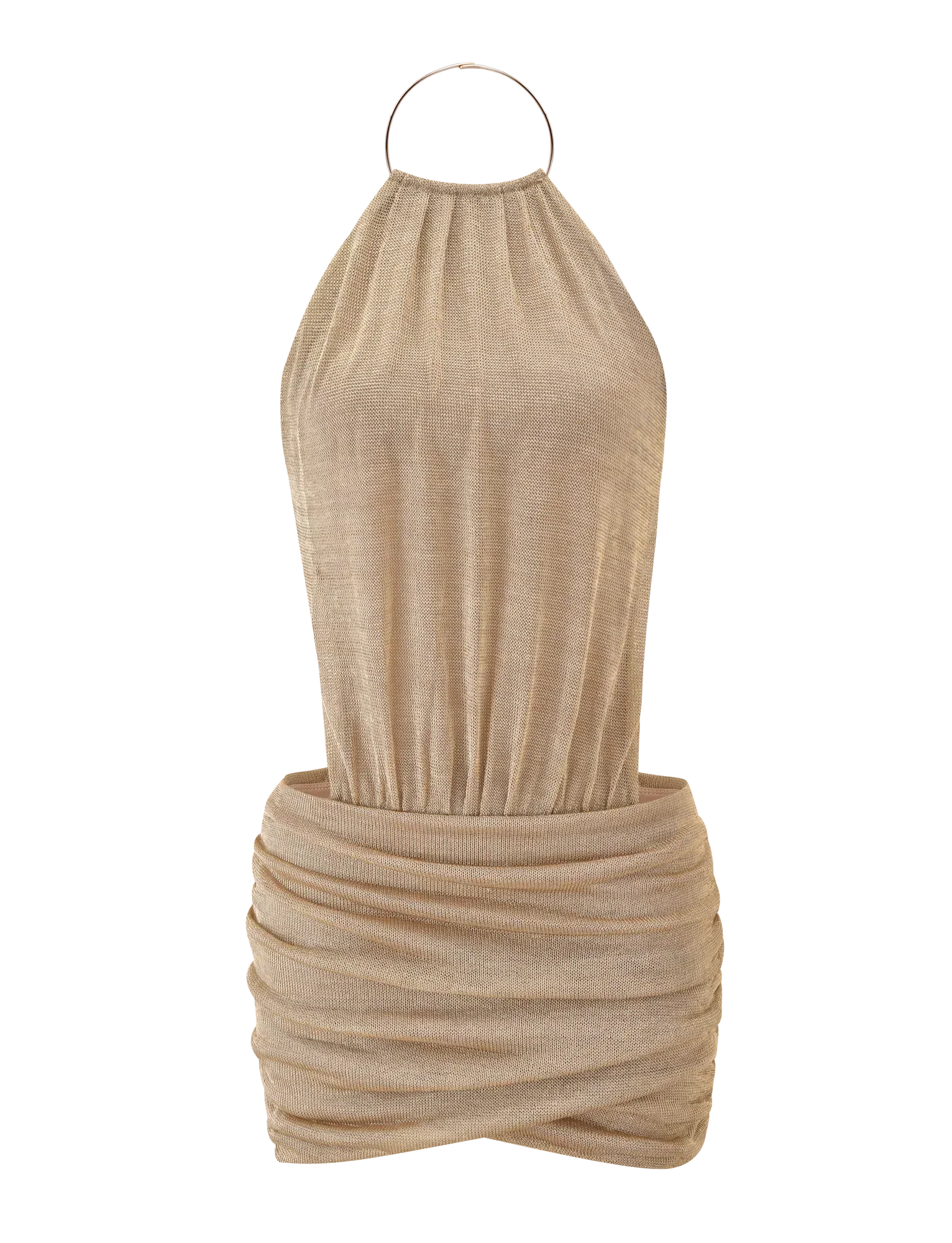 EVANNA MINI DRESS GOLD