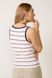 Fisher Striped Rib Tank