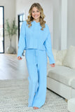Kitt Blue Hoodie Lounge Sweater