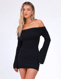 DIEDRE JUMPER DRESS BLACK
