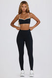 Soft Active Mid Rise Leggings in Black