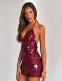 ZANA MINI DRESS RED