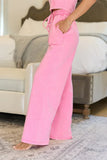 Britton Pink Wide Leg Pants