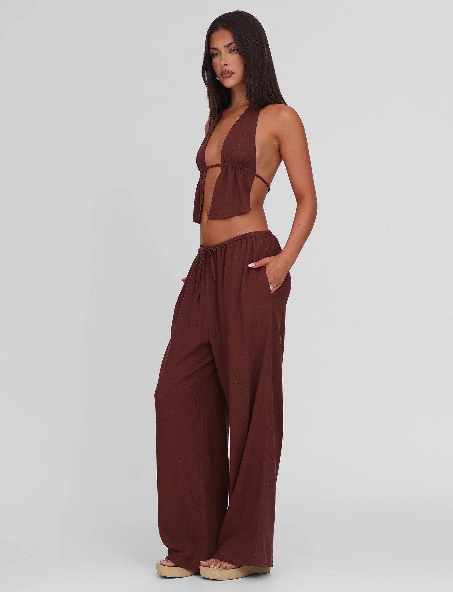 LAINEY PANT CHOCOLATE