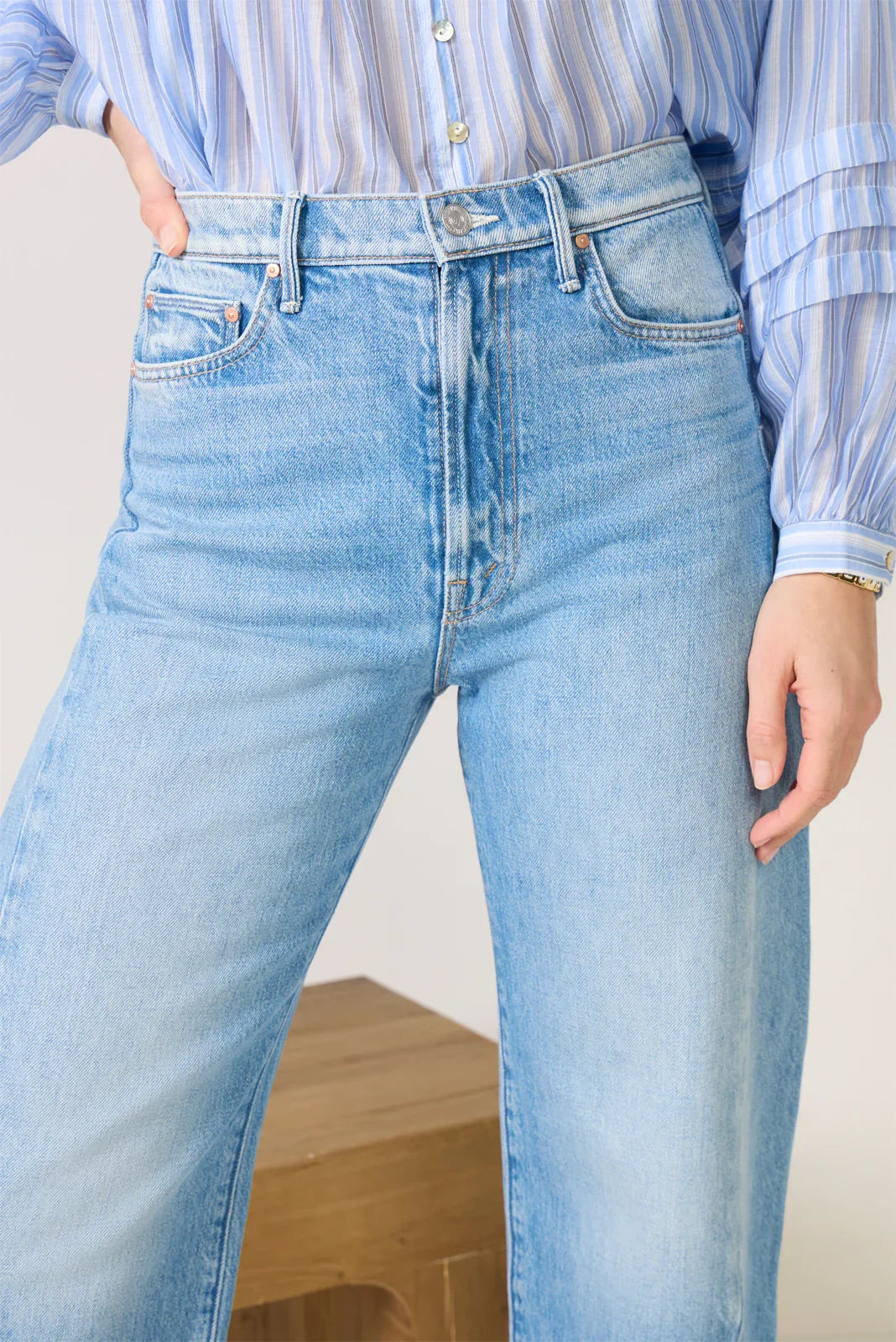 The Half Pipe Ankle Cuff Fray Boyfriend Jean