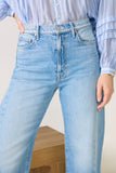 The Half Pipe Ankle Cuff Fray Boyfriend Jean
