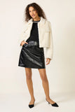 Serene Fur Trucker Jacket