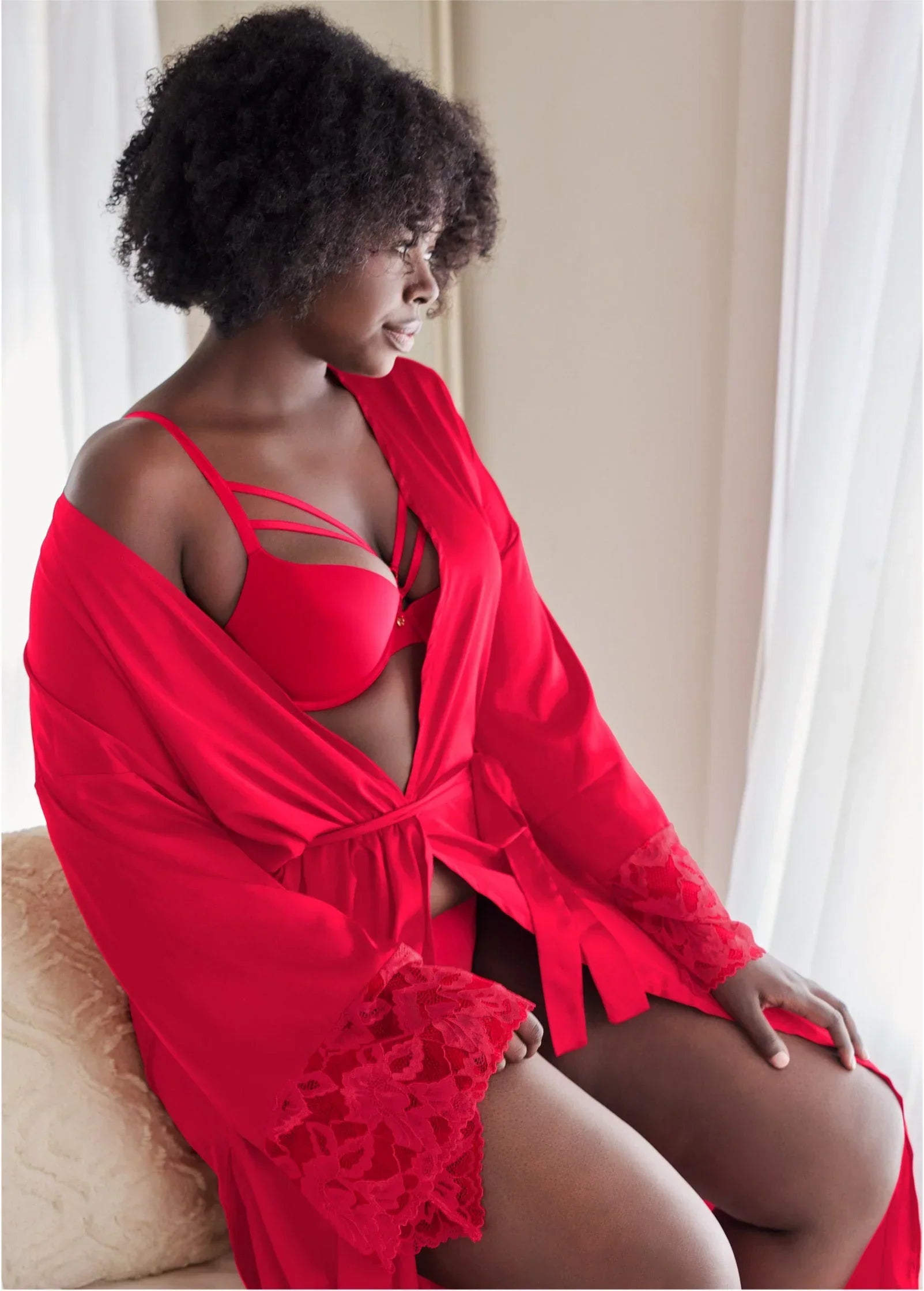 Pearl By VENUSÂ Strappy Plunge Bra Shangri Oh La La