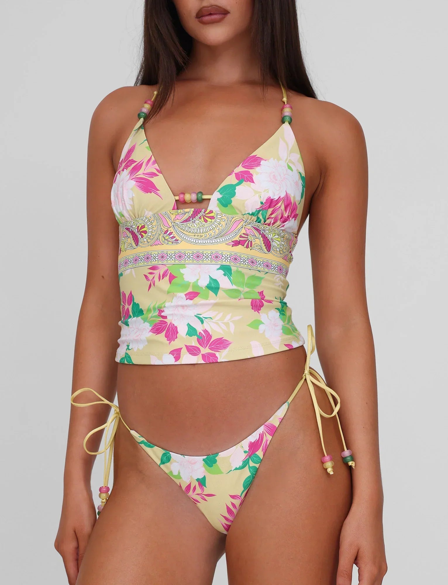 FINLEA BIKINI BOTTOM PAISLEY BORDER