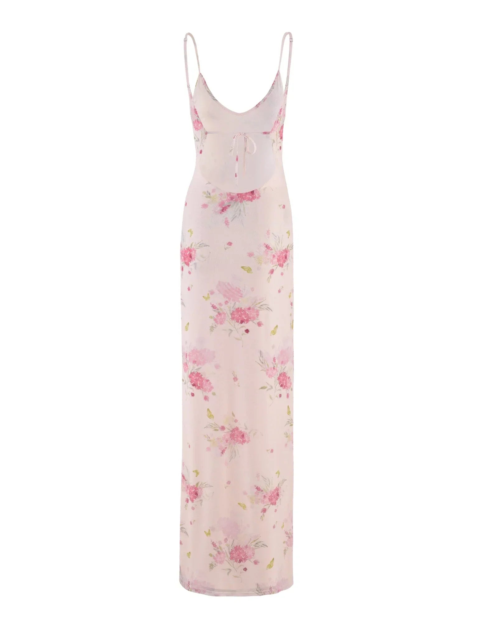 OSIRIS DRESS PINK FLORAL WATER COLOUR FLORAL