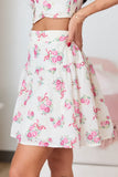 Jacqueline Floral Bow Skirt