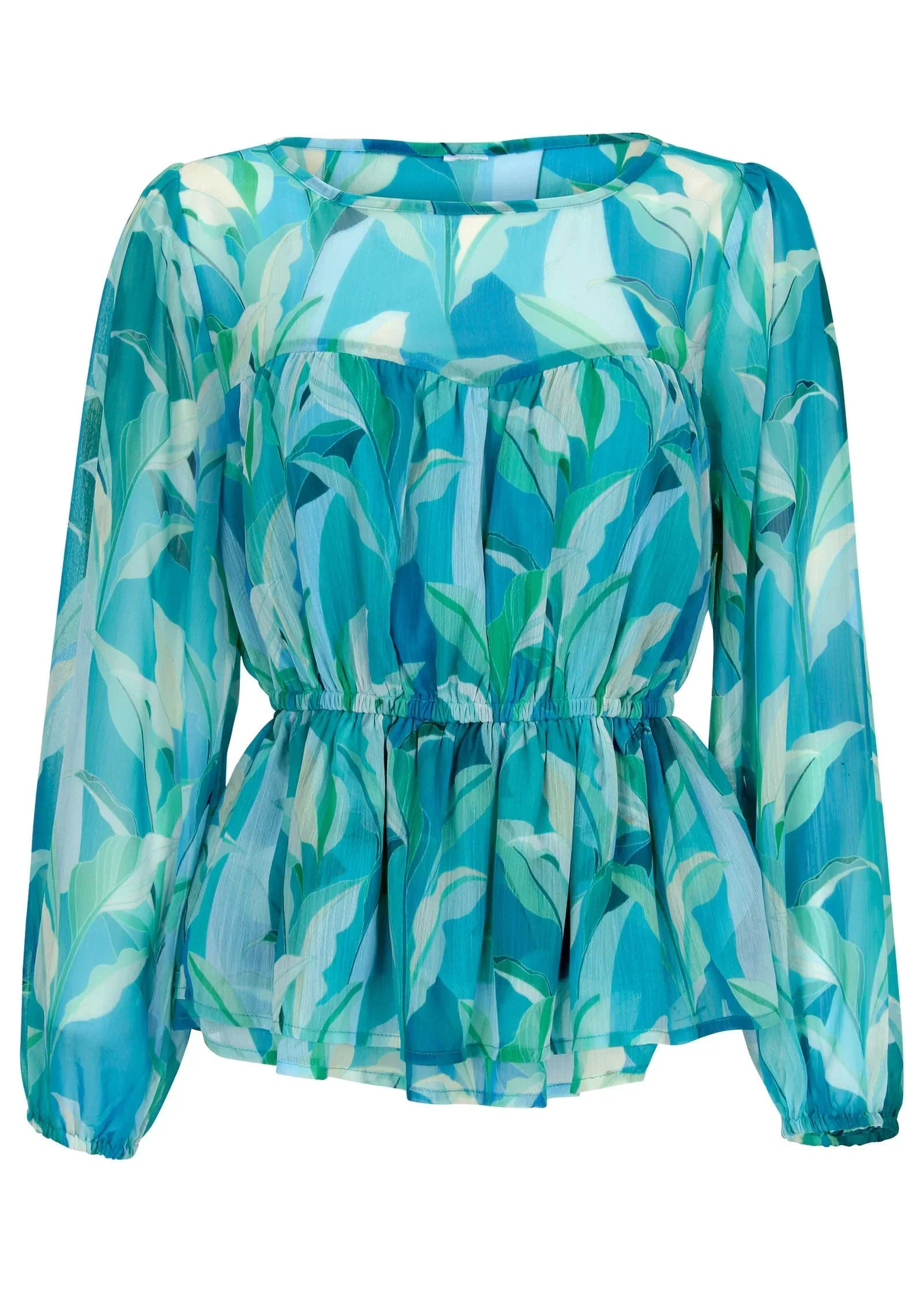 Sheer Beauty Blouse Botanical Beauty
