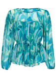 Sheer Beauty Blouse Botanical Beauty