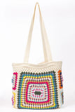Sharpay Multi Crochet Tote Bag SALE