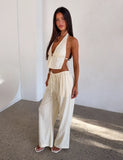 LAINEY PANT BEIGE STRIPE