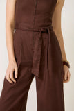 Nicole Stretch Linen Jumpsuit