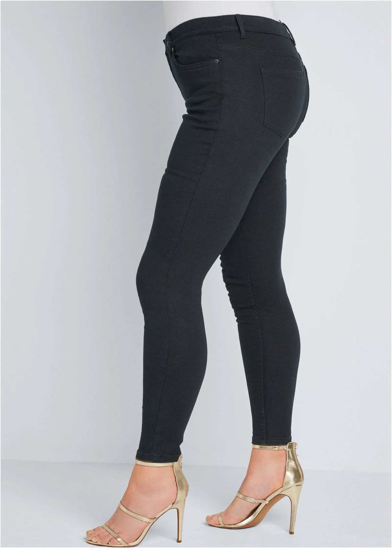 Heidi Skinny Jeans Black Denim