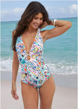 Barbados One Piece Swimsuit Fiesta Floral
