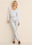 Puff Shoulder Long Sleeve Top White