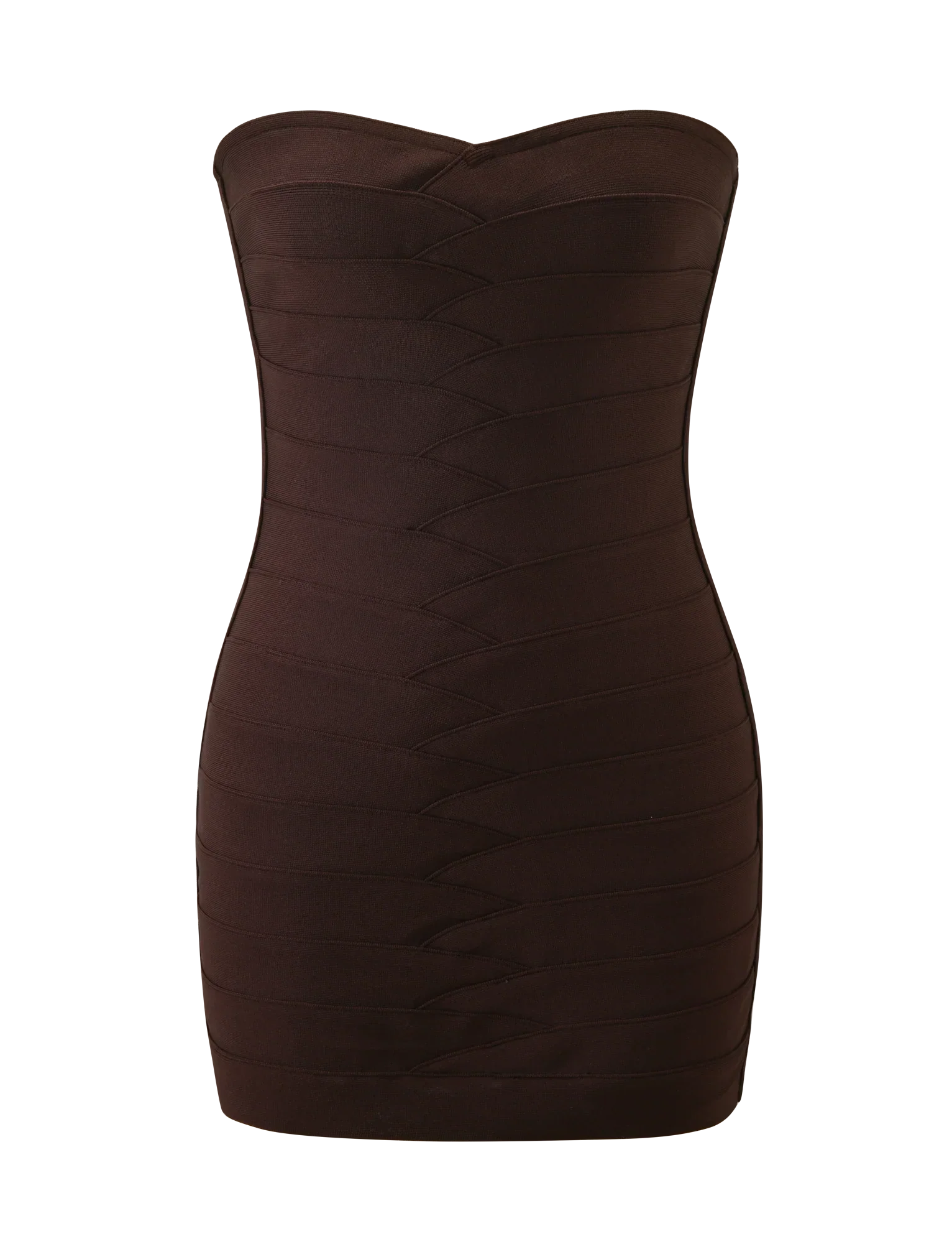 NIYA BANDAGE DRESS CHOCOLATE