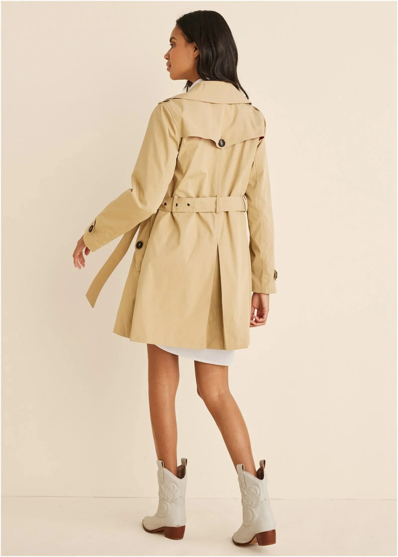 The Perfect Trench Coat Gold
