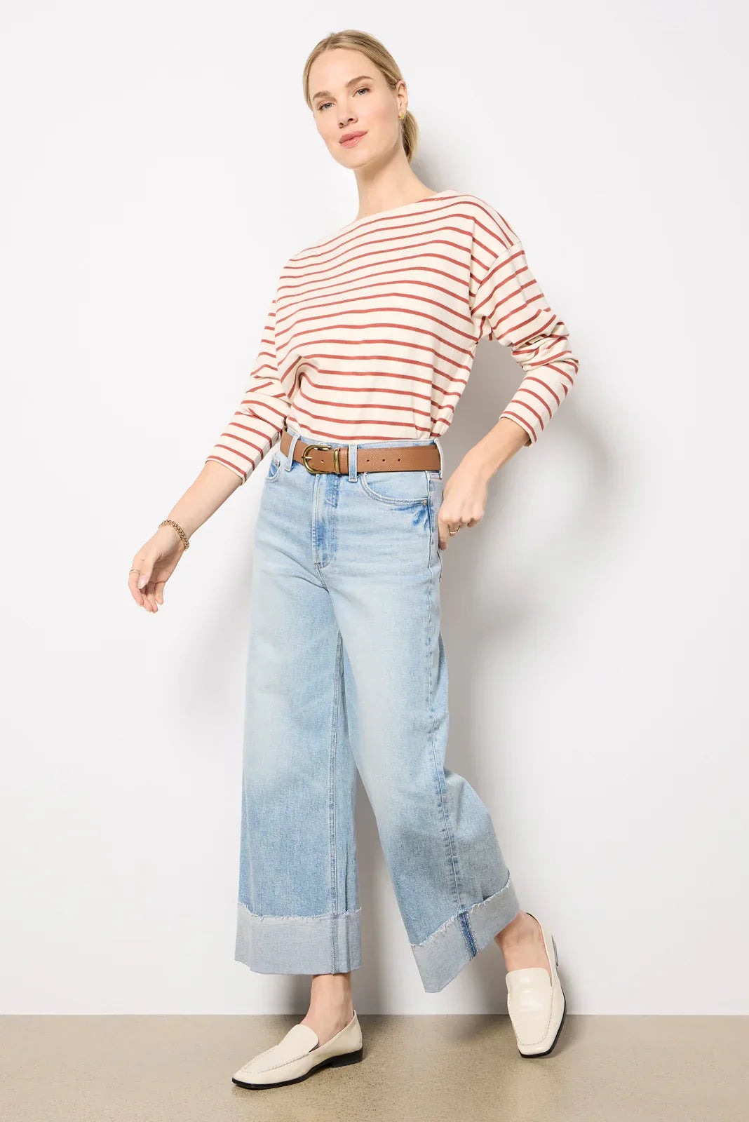 Sport Jersey Boatneck Top