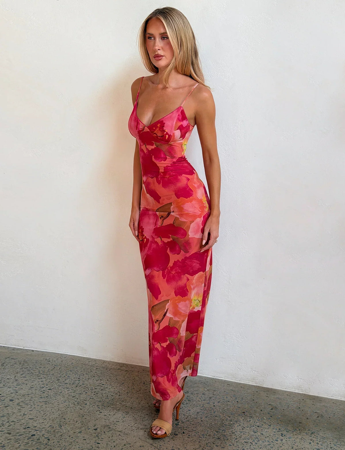 JULIANNA MAXI DRESS DAIQUIRI FLORAL