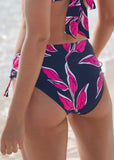 Adjustable Mid Rise Bottom Floral Flash
