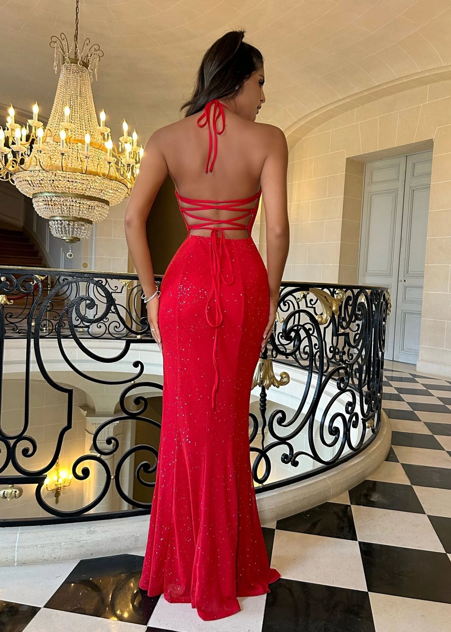 In The Spotlight Maxi Dress Red