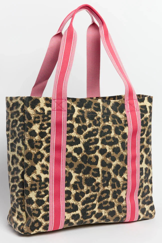 Tabitha Leopard Print Tote