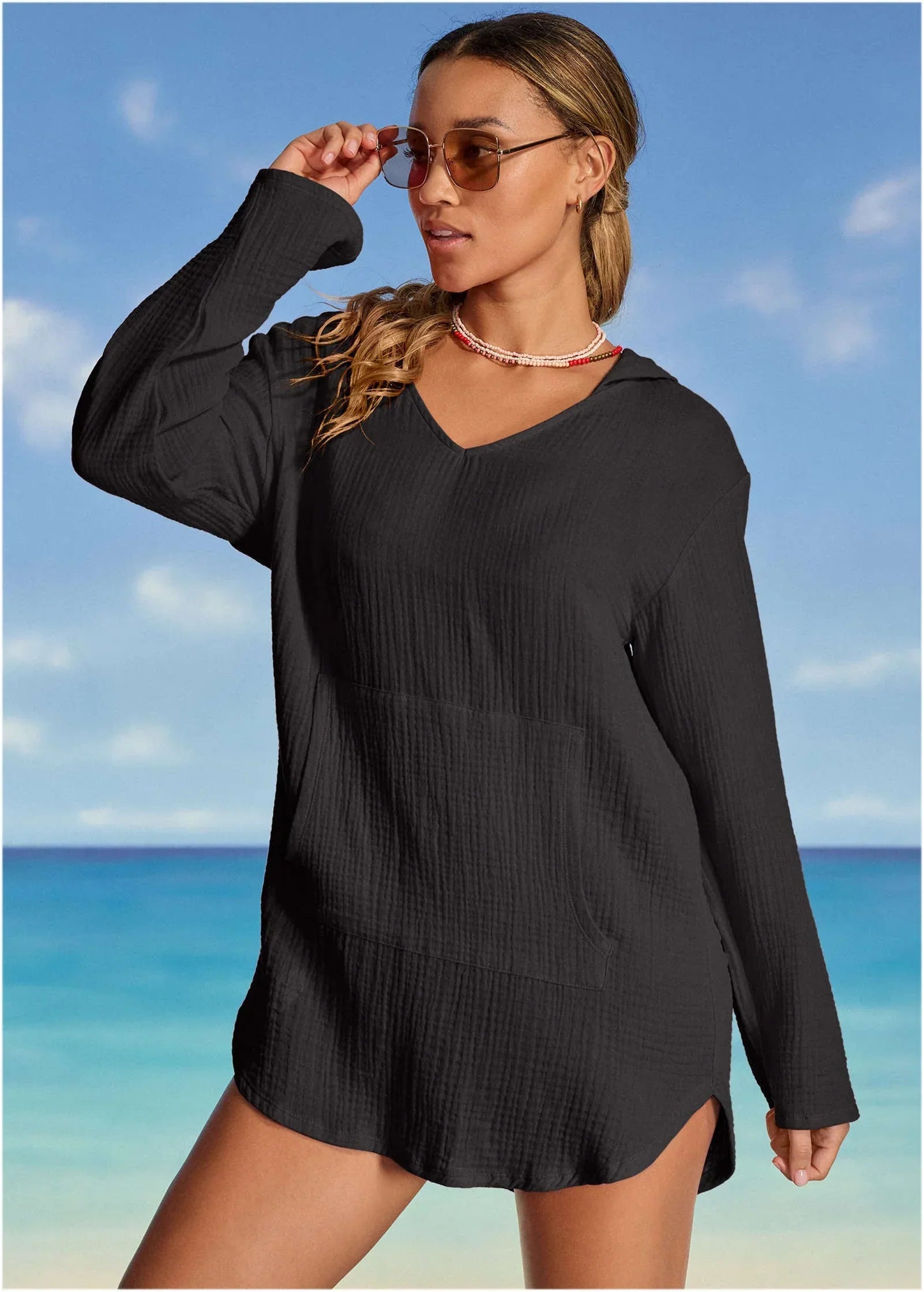 Pack And Go Hoodie Jet Black