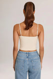 Modal Scoop Neck Tank Top in Ivory
