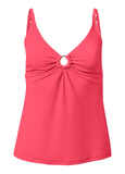 Willow Ring Tankini Top Sunset Pink