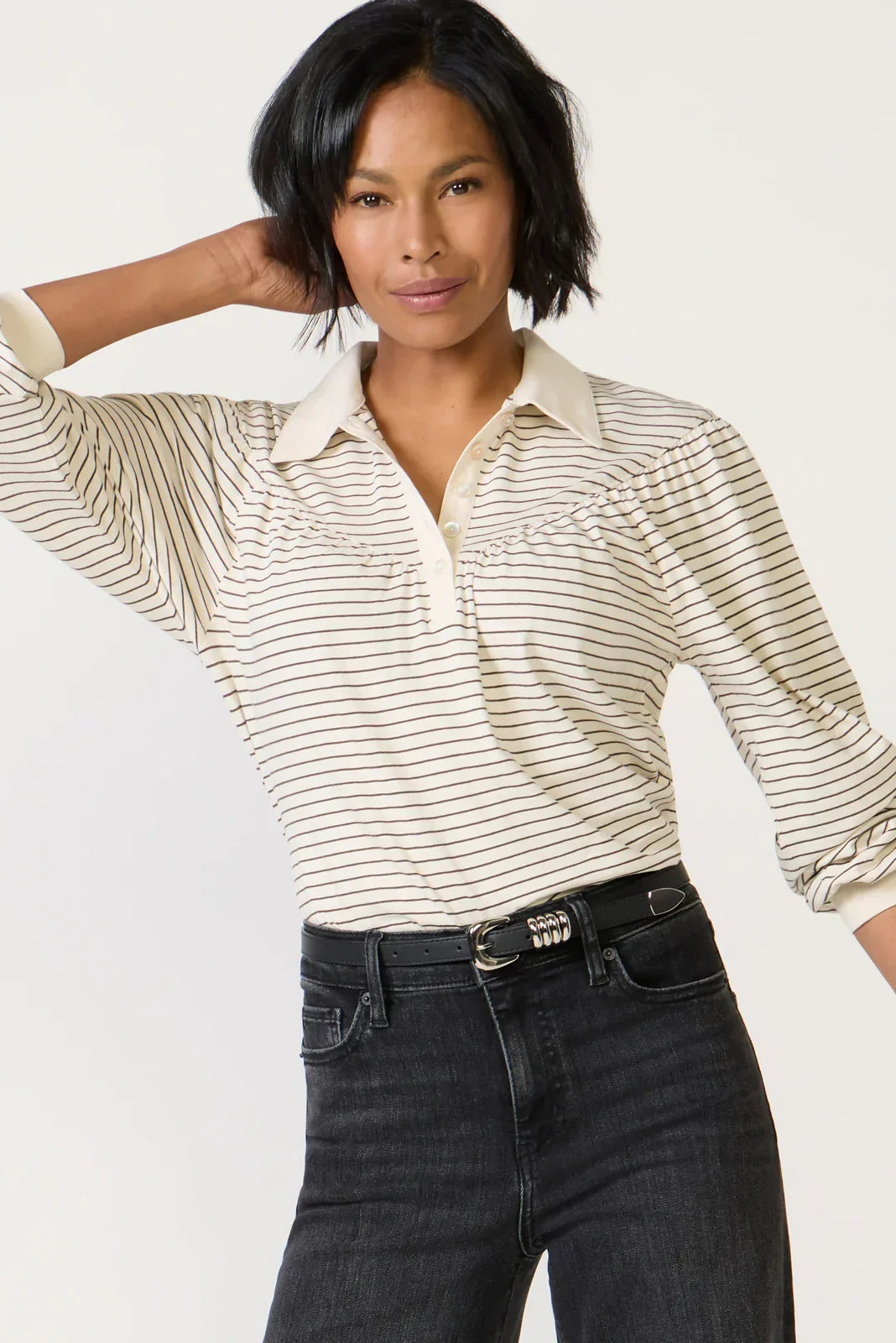 Cecilia Collared Top