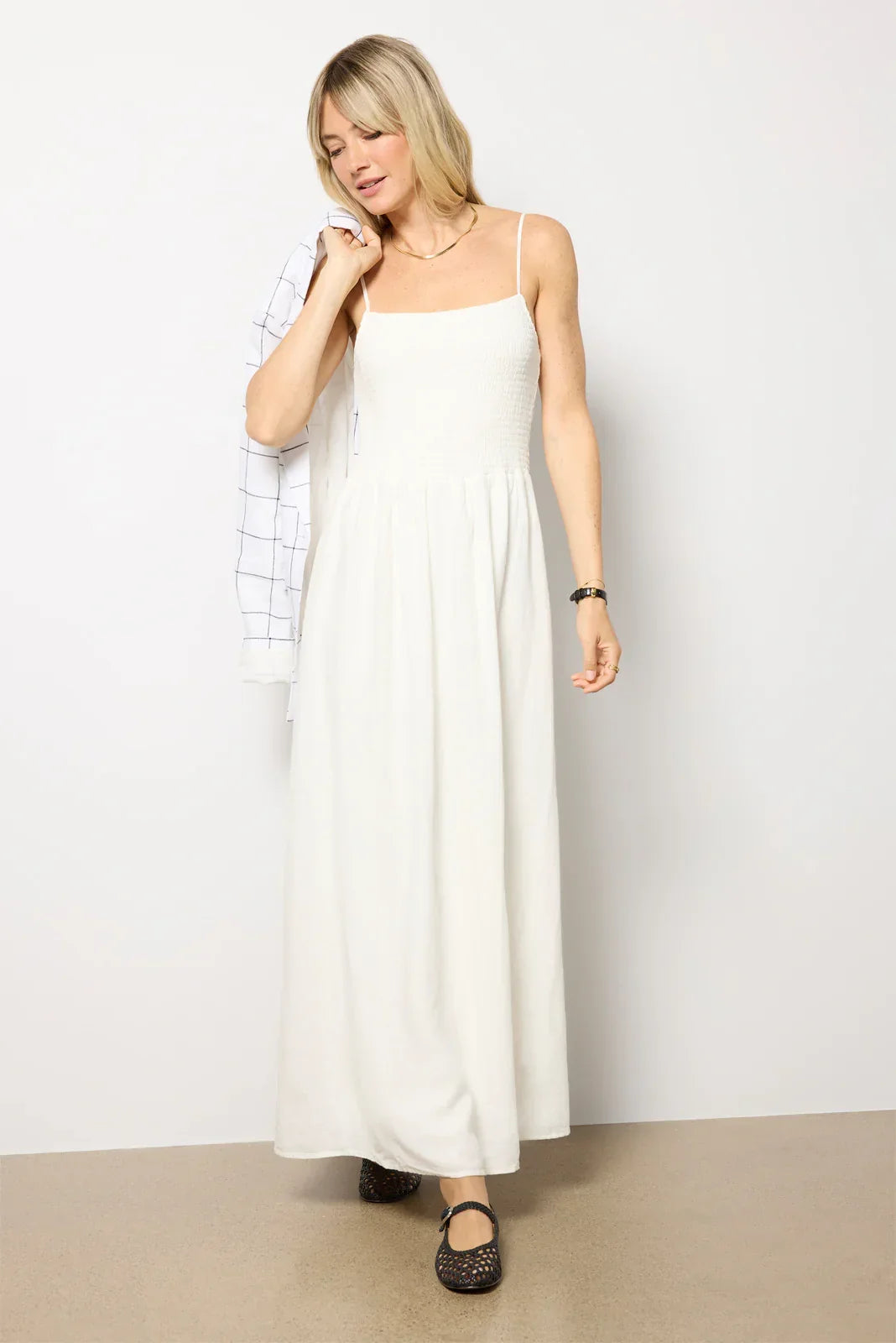Bayside Linen Maxi Dress