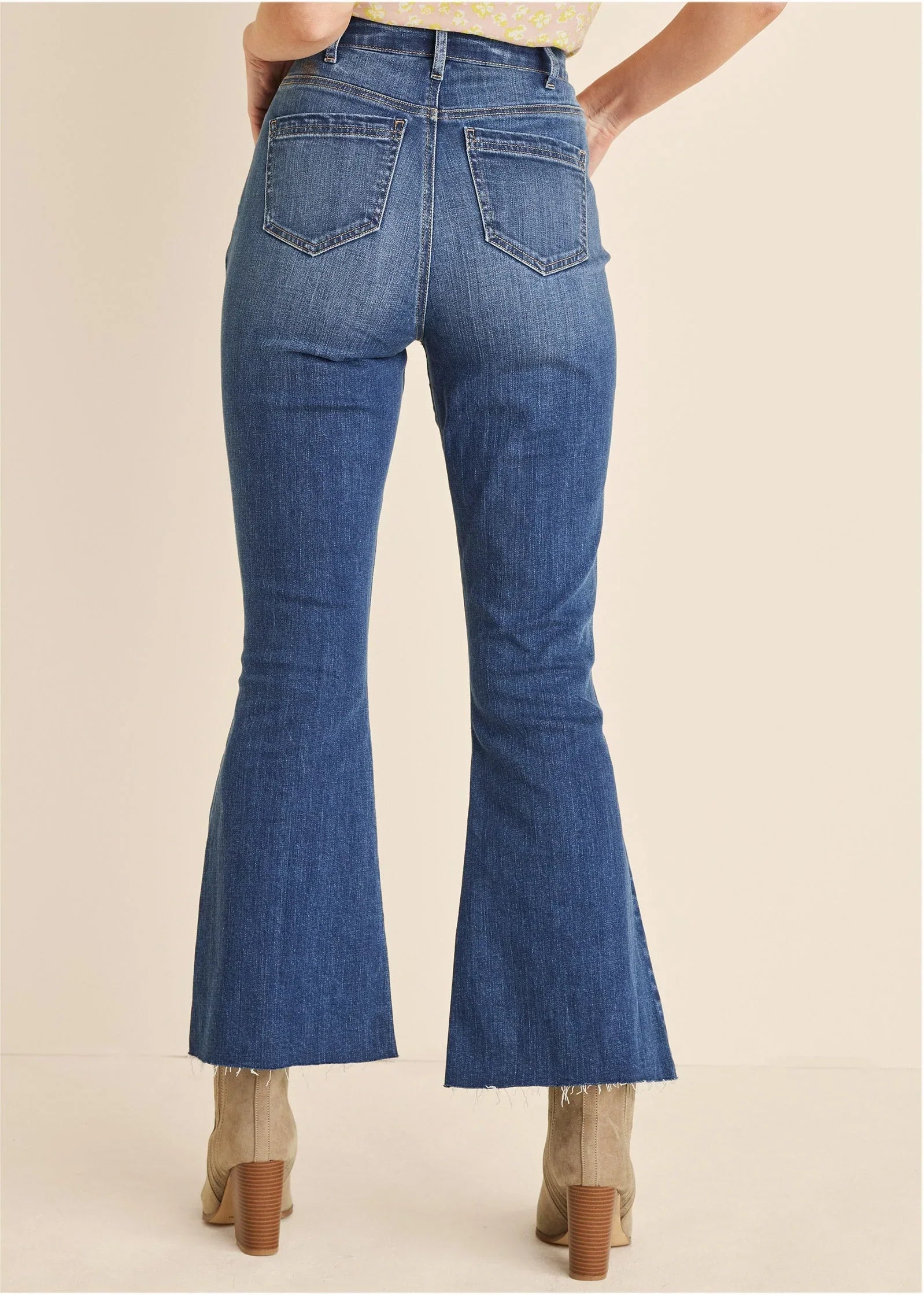 Brigitte Kick Flare Jeans Medium Wash