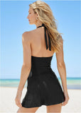 Slimming Swim Dress Black Beauty